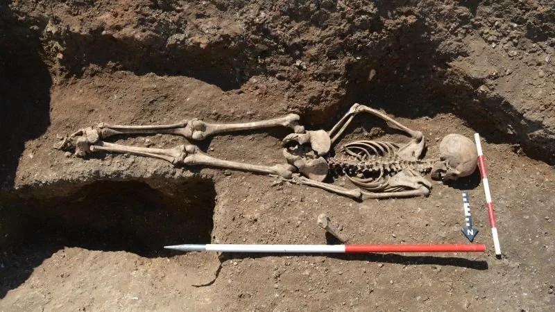 12. Skeletons Buried Face Down, With Hands Tied