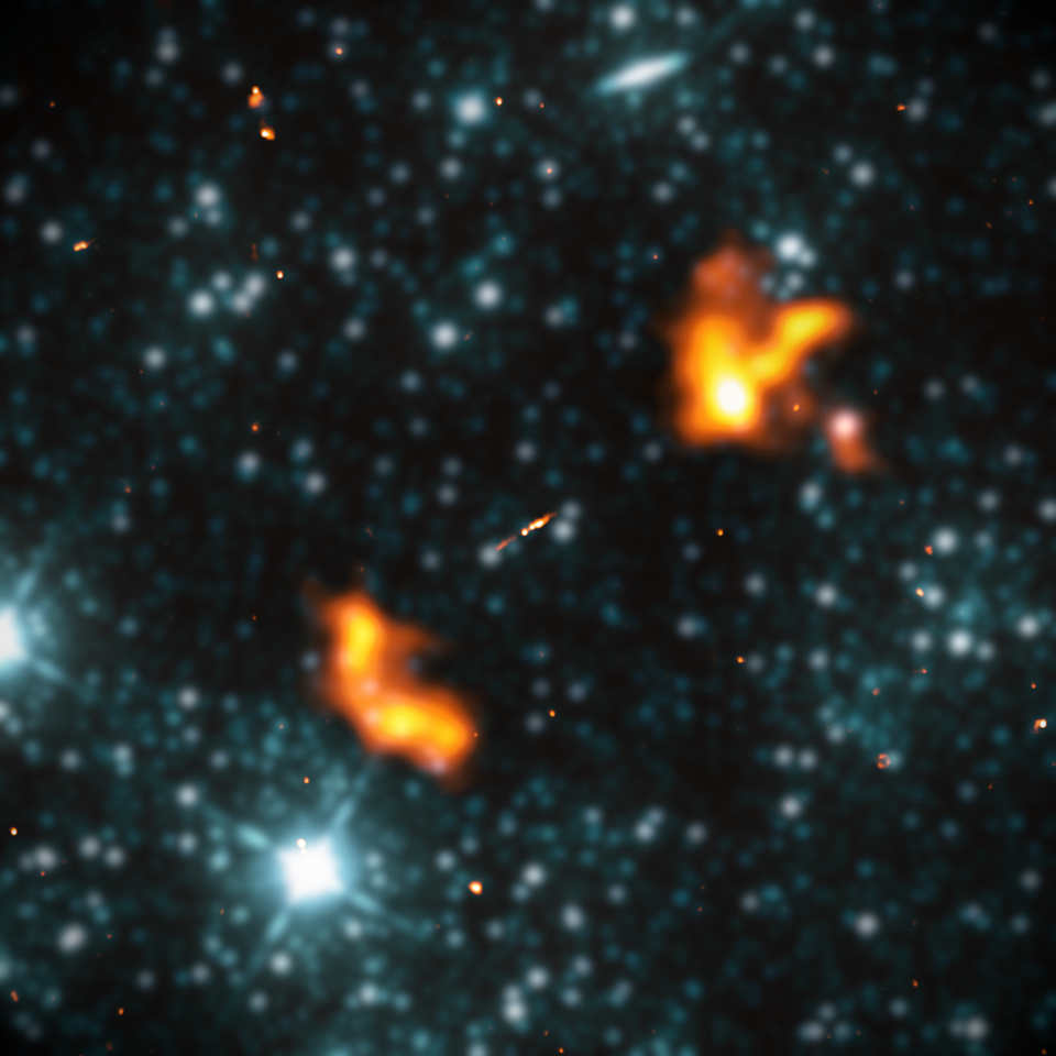 1. Some galaxies stretch over ten million light‑years across
