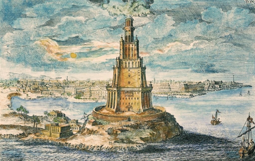9. The Lighthouse of Alexandria: A Megastructure Guiding the Ancient World
