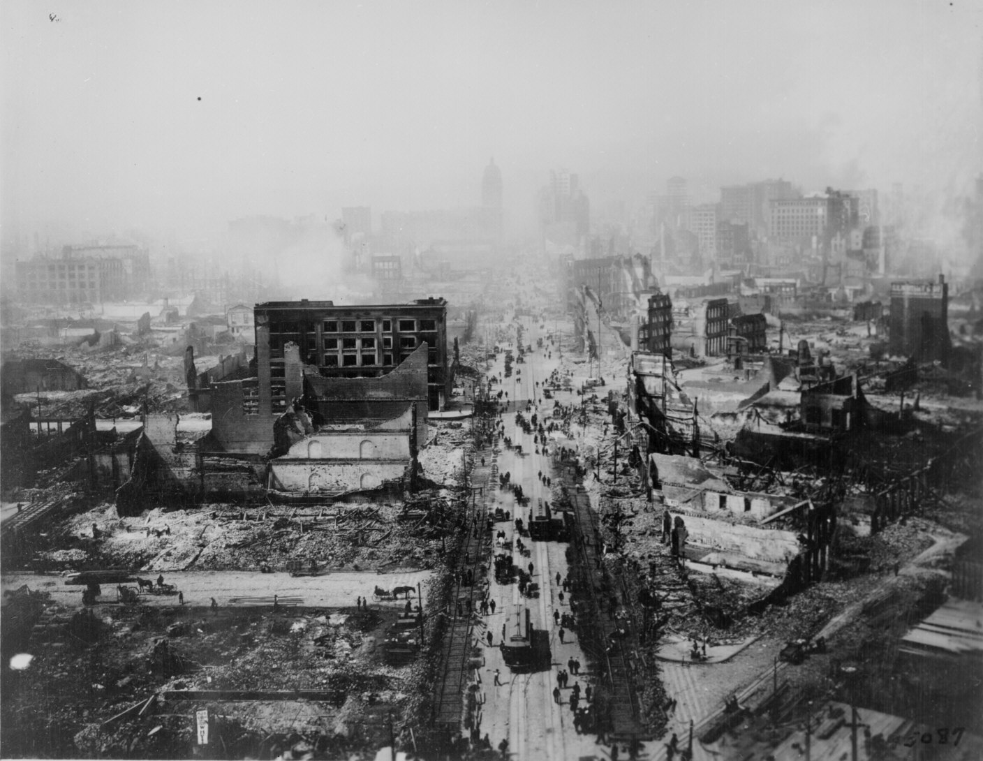 9. 1906 San Francisco Earthquake, California (Magnitude ~7.8)