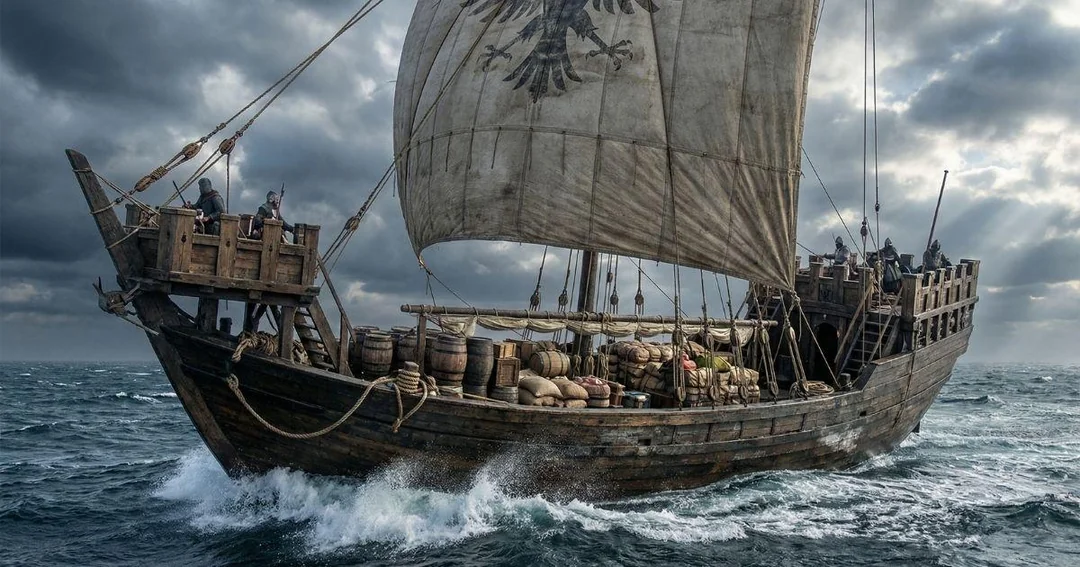 9. A Medieval “Super Ship” off Denmark, Revealed After Centuries of Sand