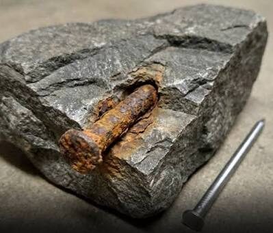 #9 - The "London Artifact" Screw Fused Into Rock 