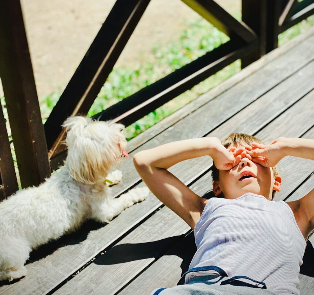 Psychology Says When a Domestic Animal Comforts a Crying Child Without Being Prompted It Has Detected Distress Through Acoustic and Chemical Signals and Made a Decision - and the Word Researchers Used to Describe That Decision Was Empathic