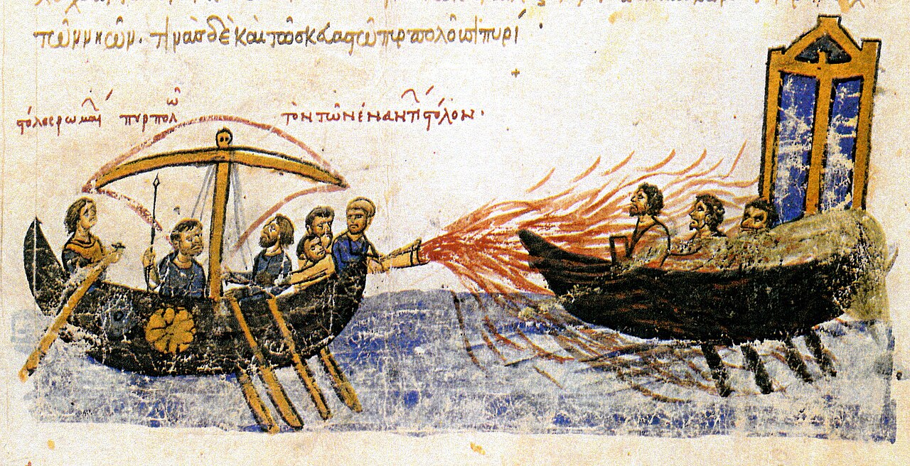 7. Greek Fire: The Naval Weapon We Still Can't Formulate