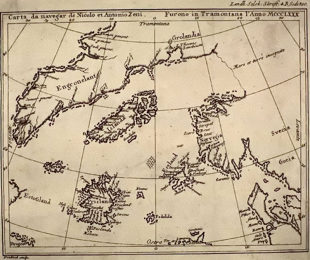 #10 - The Zeno Map (c. 1558): Phantom Islands and a Pre-Columbian North America