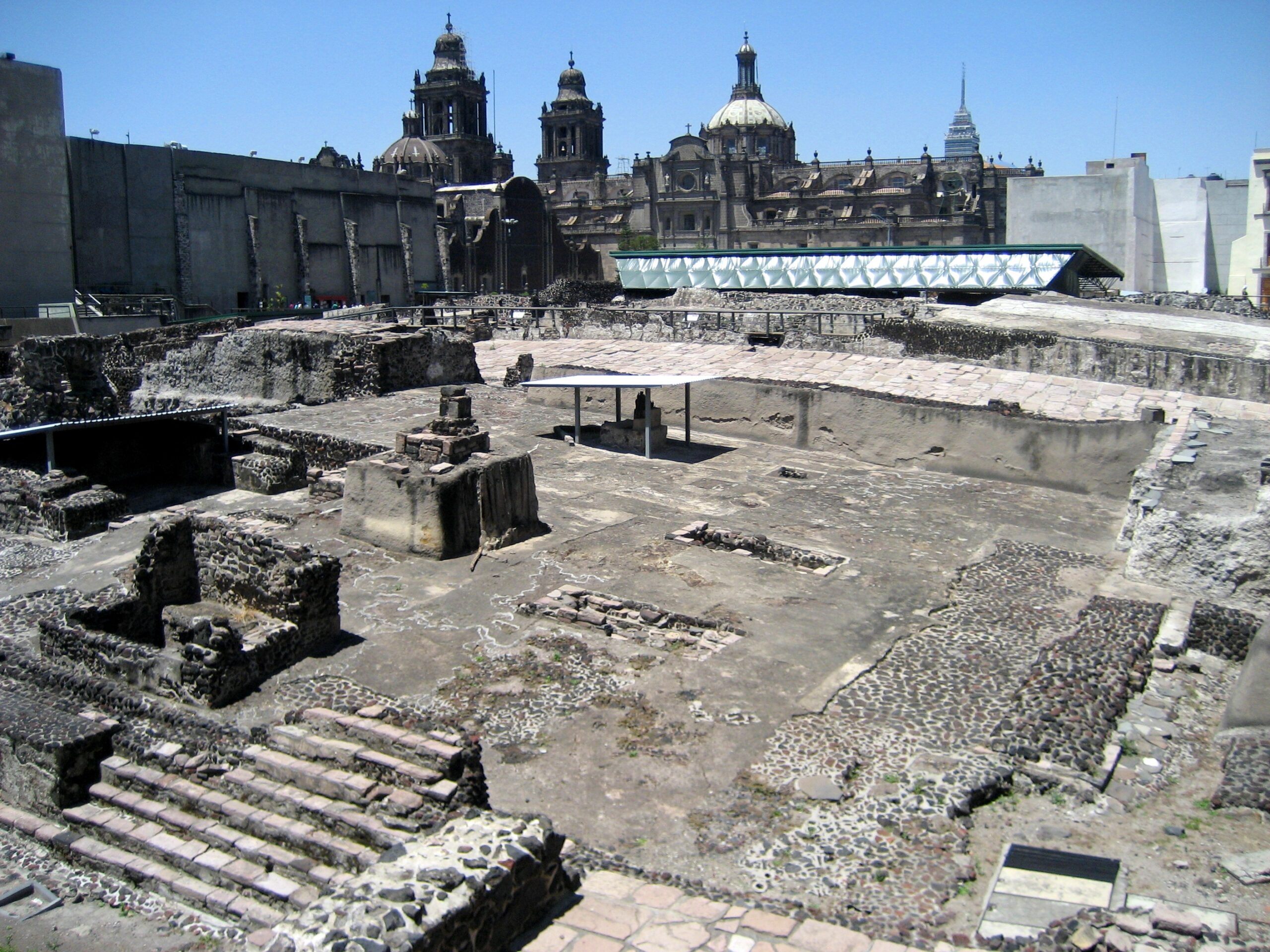 2. Mexico City’s Templo Mayor Hiding Under Colonial Streets 