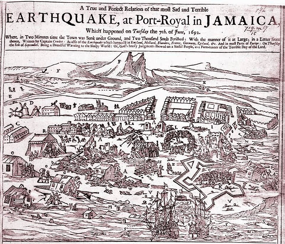 #8 - Port Royal, Jamaica: The "New" City Trapped Under the Sea Floor