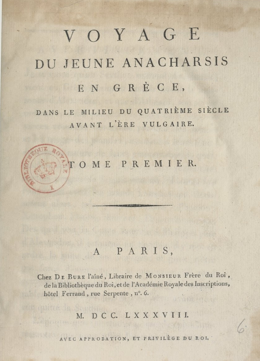 #2 – The "Anacharsis" Travelogue That Fooled Enlightenment Europe
