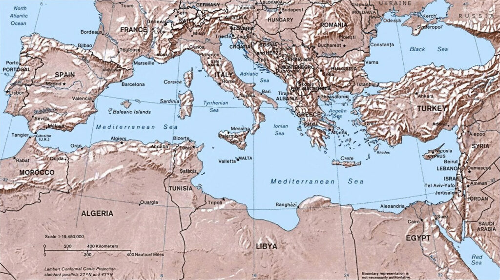 Earth Science Says the Mediterranean Nearly Dried Up Millions of Years Ago