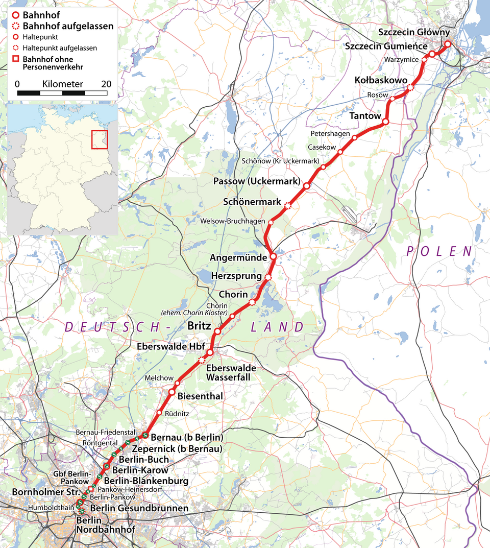 #1 The Berlin–Szczecin Direct Express Corridor 