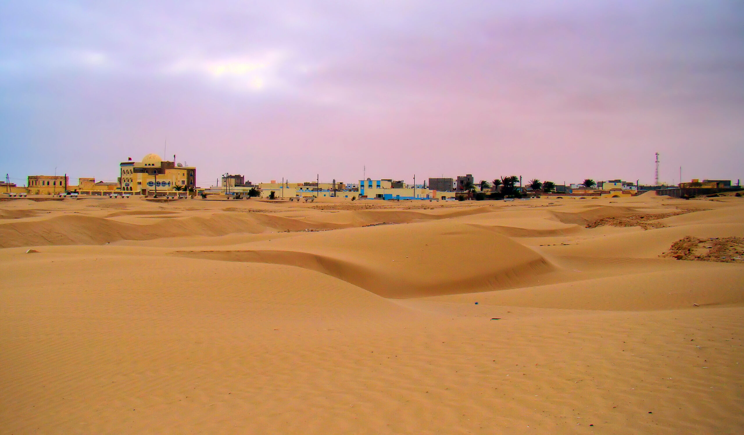 1. The Tarfaya Coast, Morocco: Sand Marching Straight Across a Highway 